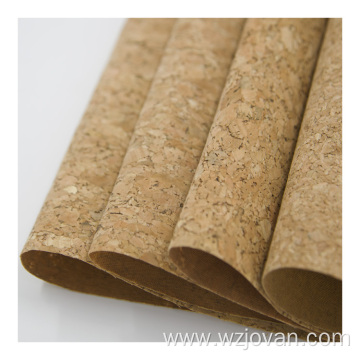 eco cork leather fabric for shoe upper